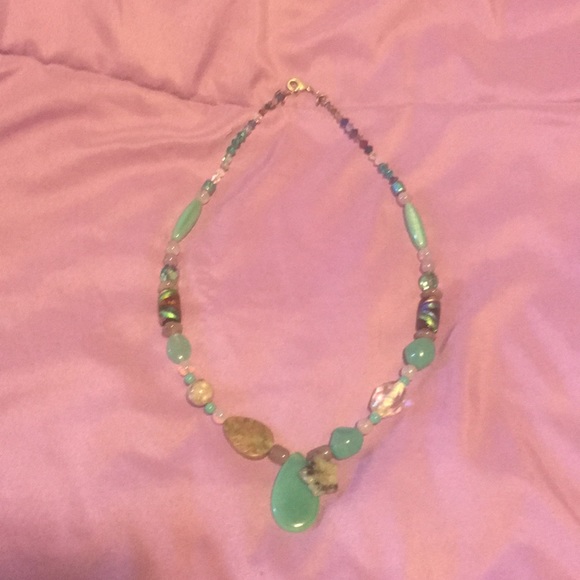 3 for$20 Unique, turquoise necklace - Picture 2 of 3